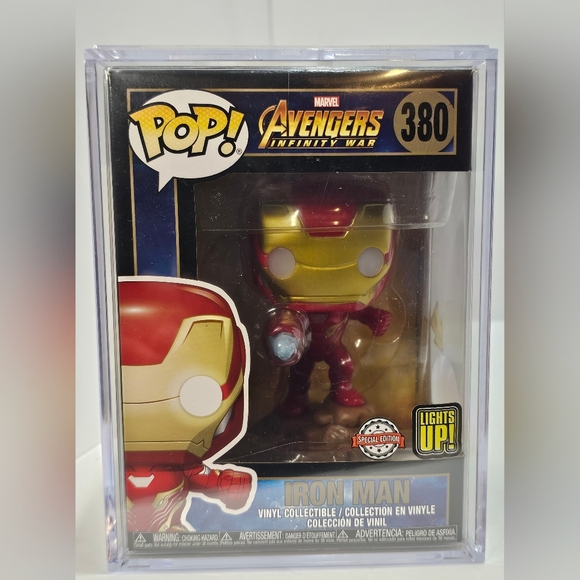 Funko Pop Marvel Avengers Infinity War 380 Iron Man Special Edition Lights Up! - Picture 7 of 7